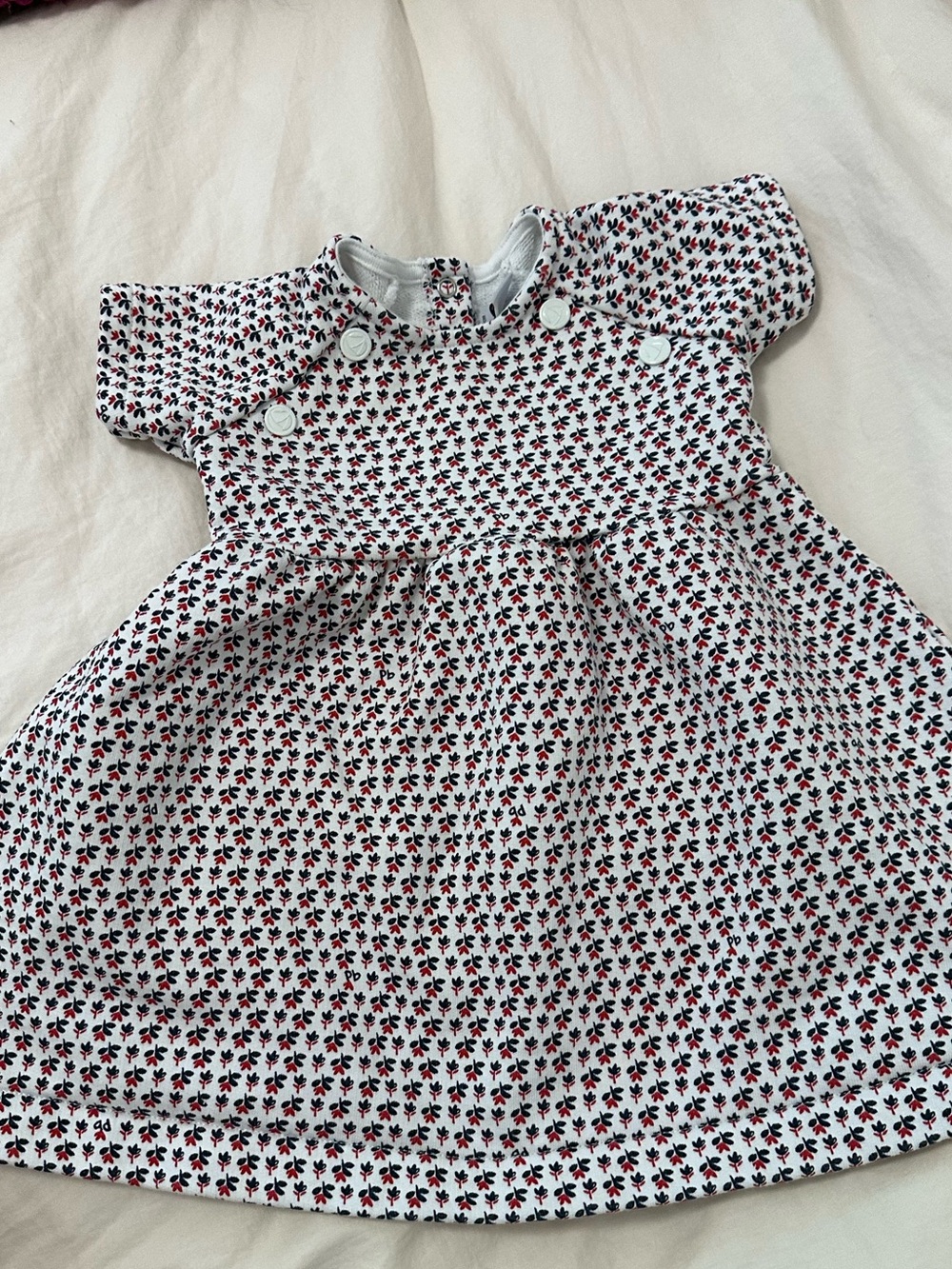 Petit bateau dress flower print french